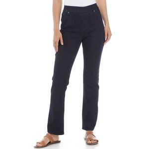 Women's Pull On Denim Blue Jeans Sz 16